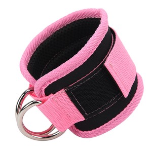 Sangles de cheville bleues réglables avec fermeture à double anneau pour l'entraînement musculaire et la musculation, soutien antidérapant unisexe - Product Image 2