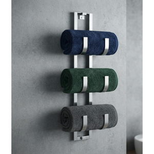 Toallero de pared de hierro forjado artesanal con diseño de calado, soporte metálico para toallas para almacenamiento en el baño y decoración de hotel al mejor precio - Product Image 6