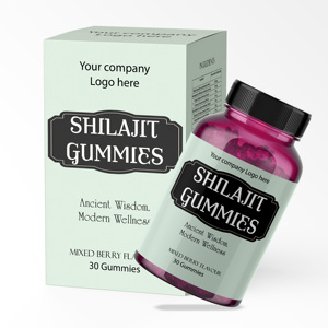 Himalayan Shilajit Gummies Booster d'énergie naturelle Fourniture en vrac de qualité supérieure pour une vitalité accrue Focus mental - Product Image 4