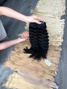 Extensiones de Cabello Virgen Remy de Doble Trama con Cutícula Alineada del Proveedor, Estilo Liso Sedoso y Ondulado, Cabello Natural Crudo de Vietnam, Diversos Tipos - Product Image 6