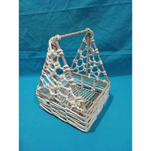 Panier-cadeau écologique en jonc de mer, artisanal et décoratif, design fait main respectueux de l'environnement - Product Image 5