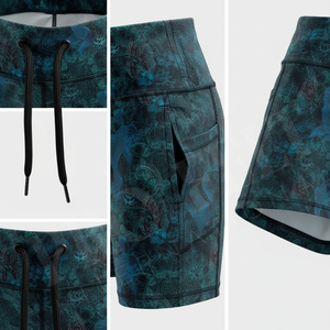 Shorts de cyclisme et de course en polyester élasthanne personnalisés, extensibles dans 4 directions, anti-humidité, par sublimation - Product Image 3