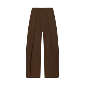 Pantalones Bombachos Plisados de Cintura Alta para Mujer, Moda Nueva, Fibra de Poliéster, Pantalones Largos Cómodos de Estilo Casual - Product Image 4
