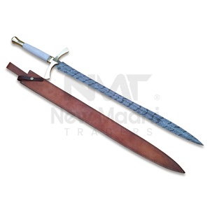 DAMASCO ZEBRA PATRÓN HECHO A MANO EXCALIBUR ESTILO VIKING SWORD 2017 - Product Image 1