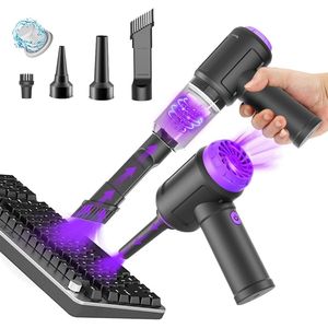 เครื่องดูดฝุ่นคอมพิวเตอร์ไร้สายขนาดเล็ก 14500 Pa และ 110000RPM เครื่องเป่าลมแรงสำหรับทำความสะอาดคีย์บอร์ด 14500 Pa - Product Image 1