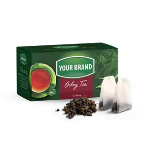 越南顶级制造商有机茶包定制配料能量茶带拉绳乌龙茶包包装