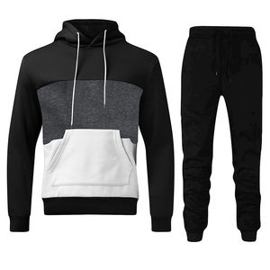 Conjunto Deportivo Informal de Invierno 2026, Corte Regular, Tejido de Punto, Color Sólido, Pantalones y Chaqueta para Correr, Cómodos, Transpirables, de Secado Rápido, Unisex - Product Image 5