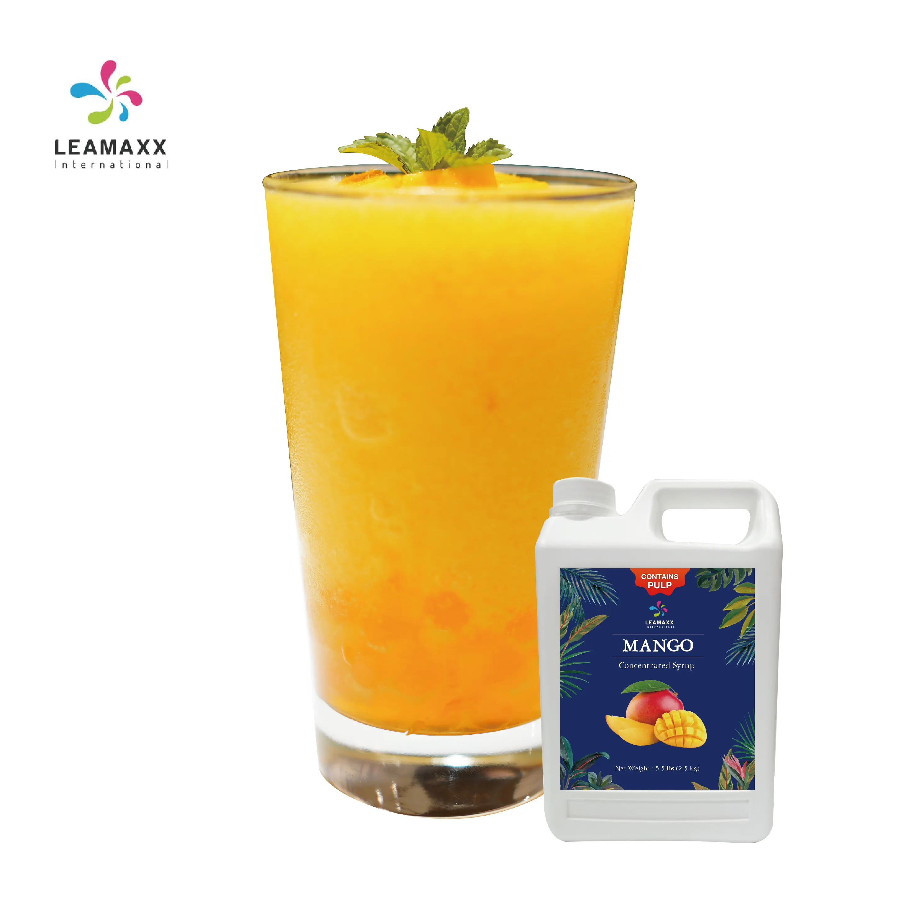 2024 Hot Sale Taiwan Premium Concentrated Mango Flavor Fruit Syrup Juice Wholesale For Bubble Tea Shop