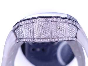 นาฬิกาข้อมือสแตนเลสสตีล สายยาง ดีไซน์หรูหรา ประดับเพชรโมอิสซาไนต์ VVS คุณภาพสูง พร้อมกลไกควอตซ์ ETA กันน้ำได้ 10 บาร์ เหมาะสำหรับธุรกิจ - Product Image 2