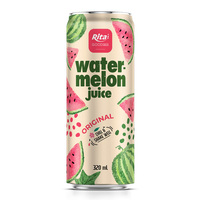 Jus de purée de fruits mélangés saveur pastèque et ananas Rita de qualité supérieure, 500 ml, en canette élégante, avec services d'étiquetage privé OEM/ODM