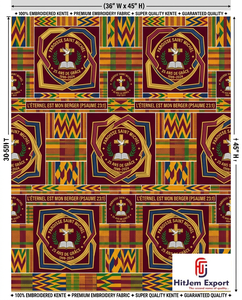 Tissu Kente pour la Convention des Églises Africaines, Textile Imprimé Wax Personnalisé, Fabricant et Exportateur en Gros - Product Image 1