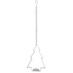 Portavelas de Té de Acero con Forma de Árbol de Navidad, Decoración Colgante para el Hogar, Decoración Navideña, Portavelas Colgantes - Product Image 1