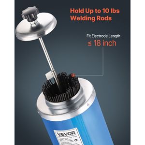 Forno di Essiccazione Portatile per Elettrodi, Capacità 10 LBS, 230W 120V, Regolabile 86-302 Fahrenheit, Essiccatore per Bacchette di Saldatura - Product Image 3