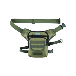 Pochette de jambe tendance et légère pour l'extérieur, en tissu enduit PU, avec fermeture éclair, rangement, sangles entièrement réglables, étui de transport dissimulé - Product Image 2