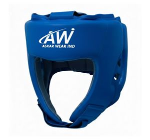 Customized Advanced Shock Absorption Padded Head Guard Featuring <b>Adjustable</b> Chin Strap For Karate Taekwondo Maximum Safety - Product Image 1