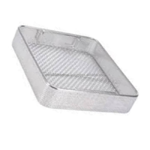 Plateau en treillis métallique de qualité supérieure WARSAW MEDICAL en acier inoxydable, certifié ISO et CE, pour instruments de laboratoire |   porte-aiguille - Product Image 2