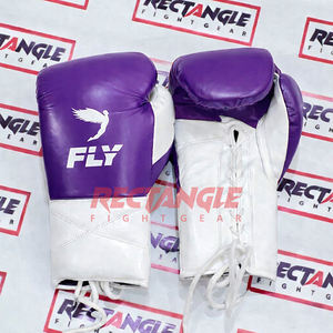 นวมชกมวยรุ่นใหม่ Fly Premium X Line แบบผูกเชือก สำหรับการแข่งขัน คุณภาพสูง หนังวัวแท้ สำหรับมวยไทย มีจำหน่ายแล้ว - Product Image 1