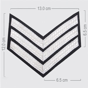 Vente en gros : Écussons de grade personnalisés brodés en satin pour uniformes d'usine NANBA GROUP, avec logo accepté, style 2026 - Product Image 4