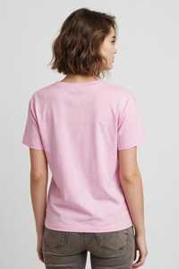 ONETEN APPARELS Camiseta Rosa de Cuello Alto para Mujer, Manga Corta, Corte Regular, Informal, de Lona Impermeable y Poliéster, para Todas las Temporadas - Product Image 6