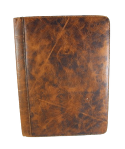 Soft & Supple Brown Genuine Buffalo Leather Being Handmade From 100% Natural Leather Our Documets <b>Holder</b> Can Vary Look And Shade - Product Image 1