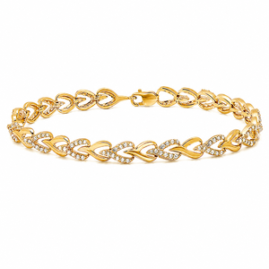 Pulsera de Eslabones con Corazón de Plata de Ley 925 para Mujer, Joyería Elegante de Amor, Regalo Personalizado OEM ODM - Product Image 4