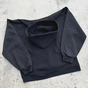 Sweat à capuche basique pour homme en molleton de coton avec poche kangourou, capuche réglable, style décontracté streetwear, idéal pour le quotidien - Product Image 3