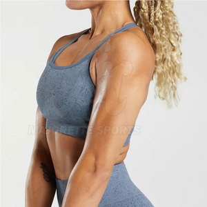 Soutien-gorge de yoga personnalisé pour femmes, tissu extensible doux, léger, rembourré, soutien-gorge de sport pour femmes - Product Image 2