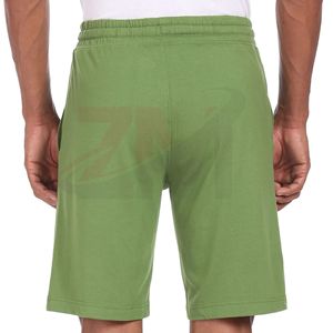 Pantalones Cortos Deportivos para Hombre, 100% Algodón Francés, con Logotipo Bordado, Estilo Urbano Ecológico, Diseño Frontal - Product Image 3