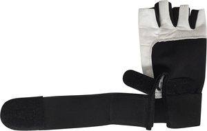 Gym Gloves with Wrist Support for Gym Workout, Crossfit, Weightlifting Black/<b>White</b> or Black Premium Quality Materials - Product Image 3