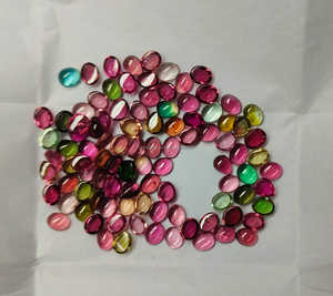 Lote de piedras preciosas sueltas de mezcla facetada de turmalina múltiple Natural 100%, piedras preciosas de varios colores, piedras preciosas de alta calidad hechas a mano, joyería - Product Image 1