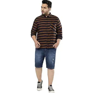 New Style Denim Shorts Custom Logo Denim Beach Shorts High Quality Plus Size <b>Men's</b> 100% Cotton <b>Men's</b> Denim Shorts - Product Image 4