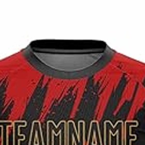 Maillot de football américain rétro personnalisé, style streetwear, en polyester mesh, uniforme de football américain, envoyé par Dress Sports - Product Image 2