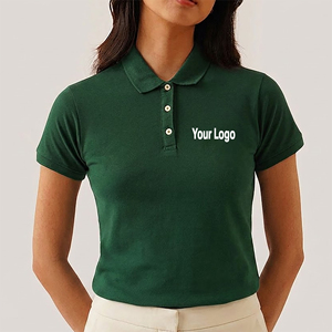 เสื้อโปโลแฟชั่นลำลองสำหรับผู้หญิงแบบ OEM/ODM สั่งทำพิเศษ ปักโลโก้ตามต้องการ เนื้อผ้าระบายอากาศ เหมาะสำหรับเล่นกอล์ฟ - Product Image 4