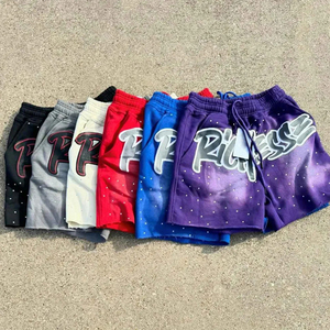 Pantalones Cortos de Playa Casuales para Hombre, sin Costuras, con Logotipo Personalizado, Cintura Elástica, Transpirables, de Secado Rápido, Impermeables, de Poliéster/Algodón - Product Image 1