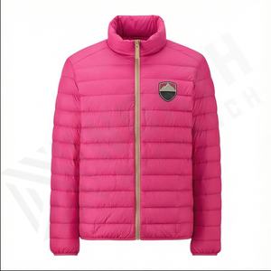 2025 tendance personnalisé duvet d'oie veste manteau à capuche automne hiver doudoune avec cuir tissu directement fourni Pakistan - Product Image 2