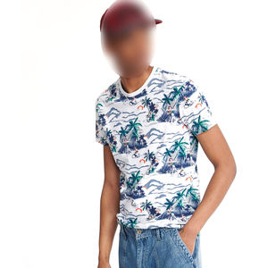 Opción de Color de Contraste Personalizada Disponible, Ropa para Hombre, Diseño Único y Cómodo, Camisetas Sublimadas de Manga Corta para Hombre - Product Image 1