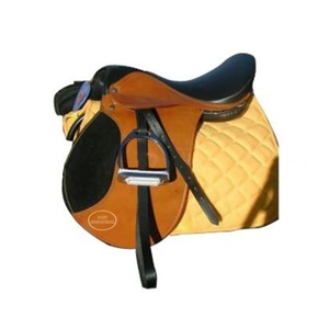 Vente en gros selle de cheval en cuir véritable avec sangle étrier sangle avec logo personnalisé vente en gros selle anglaise - Product Image 5
