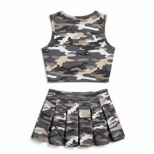 Uniforme Deportivo de Alta Calidad para Animadoras, Tejido Transpirable, para Alto Rendimiento, Personalizado por Sublimación - Product Image 3