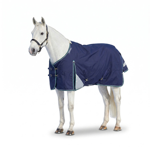 Manta de Lujo para Caballos, Resistente y Ligera, Rellena de Algodón, Impermeable, Transpirable, Antidesgarros, Protección contra la Lluvia, Equipo Ecuestre - Product Image 1
