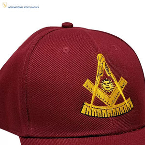 Service OEM, vente en gros de casquettes de baseball maçonniques, 100% coton, unisexe, réglables, design classique, confortables à porter - Product Image 4