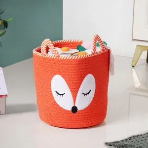 Natural Cotton <b>Storage</b> <b>Baskets</b> for Living Room, Bedroom, and Office Organization - Product Image 1