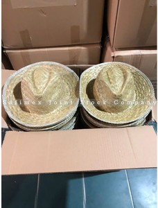 Wholesale Unisex Fashion Straw Hat Vissor <b>Beach</b> Straw Hat Customize Logo Travel & Party <b>Accessories</b> Vietnam Factory Export - Product Image 3
