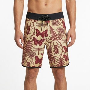 Shorts de Baño para Hombre, Impermeables, Elásticos en 4 Direcciones, Transpirables, para Vacaciones de Verano - Product Image 1
