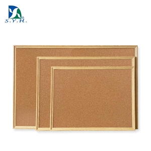 Tablero de Corcho con Marco de Imitación Madera, Tablero de Notas, Tablero de Anuncios, Decoración de Pared - Product Image 5