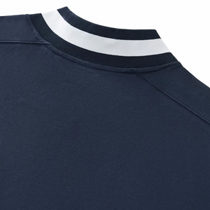 เสื้อสเวตเชิ้ตคอวีทรงหลวมสำหรับผู้ชาย ผ้าฝ้ายฟลีซ แขนยาว สไตล์ลำลอง สตรีทแวร์ วาร์ซิตี้ - Product Image 6