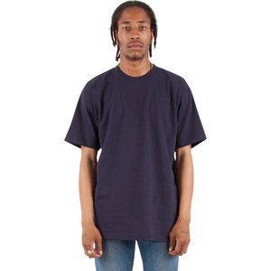 Camiseta de algodón grueso de alta densidad de 7.5 oz para hombre, cuello redondo, estampada en serigrafía, corte holgado, venta al por mayor, personalizable - Product Image 6
