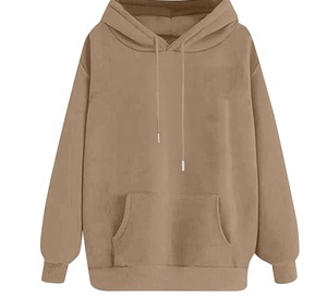 Pull-over personnalisé de haute qualité pour femmes grande broderie poids lourd 80% coton à capuche pour les femmes - Product Image 2