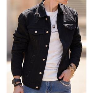Chaqueta vaquera de diseño personalizado para hombre último diseño para hombre chaqueta vaquera de diseño de moda al por mayor precio barato para hombre - Product Image 5