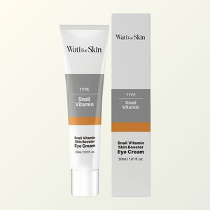 ครีมบำรุงใต้ตาเกาหลี K-Beauty Whatiforskin Snail Vitamin skin Booster EyeCream ผลิตในเกาหลี สำหรับทุกเพศ - Product Image 4