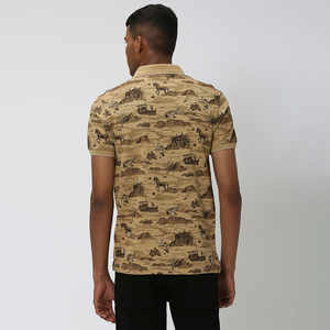 Chemises polo à manches courtes avec fermeture éclair, design de logo personnalisé, coupe ajustée pour hommes, performance sportive, gym, décontractées, avec poches - Product Image 4